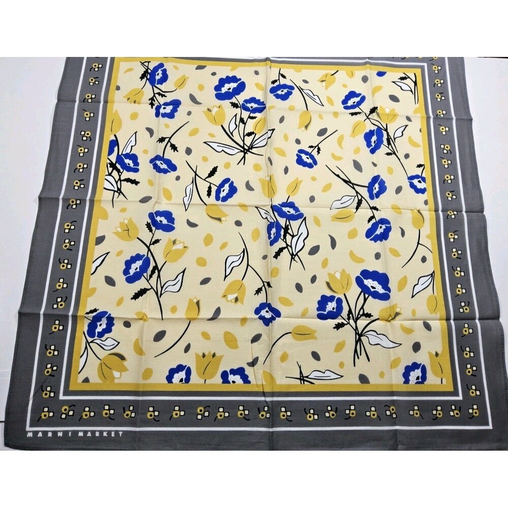 Marni Market Hankyu Japan Handkerchief Neckerchief Bandana Scarf